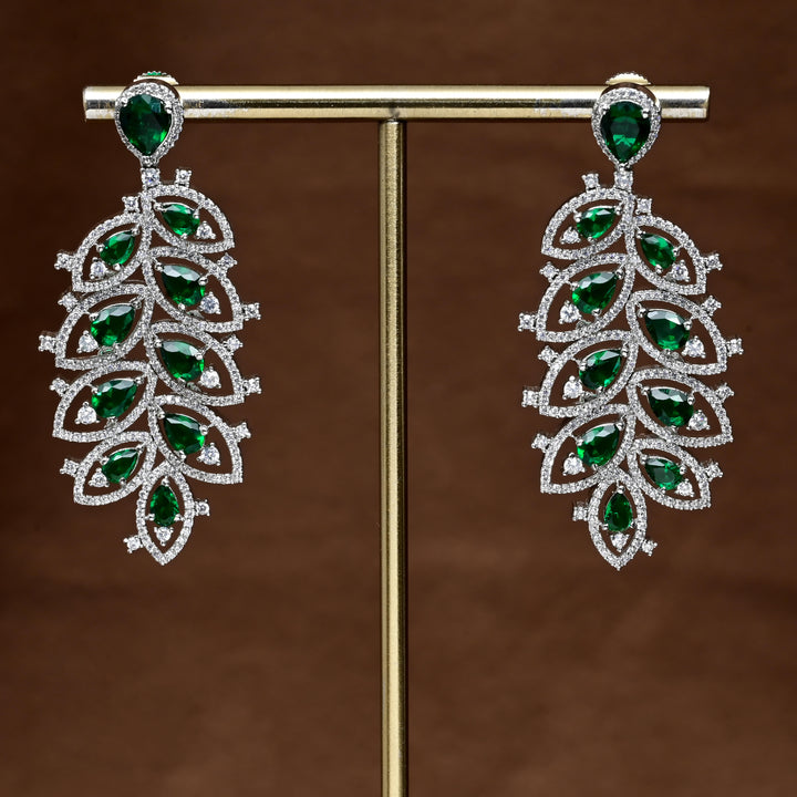 CZ Diamond Finish Earrings