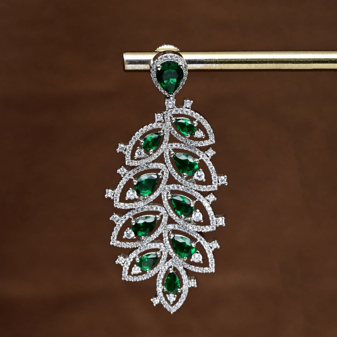 CZ Diamond Finish Earrings