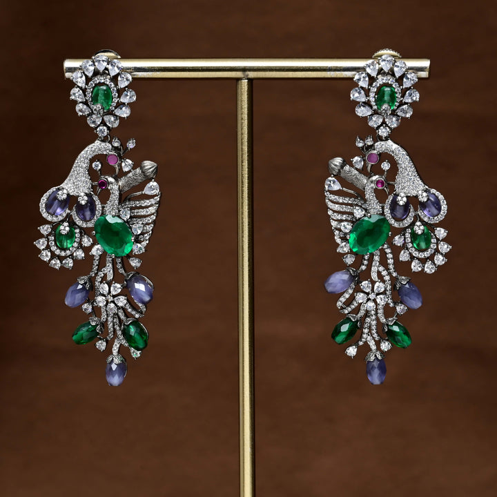 CZ Diamond Finish Earrings