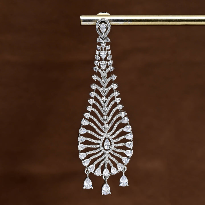 CZ Diamond Finish Earrings