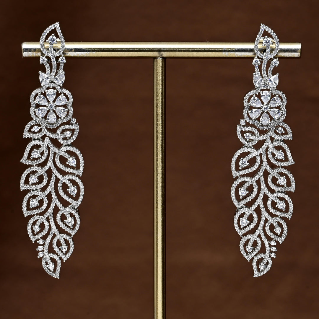CZ Diamond Finish Earrings