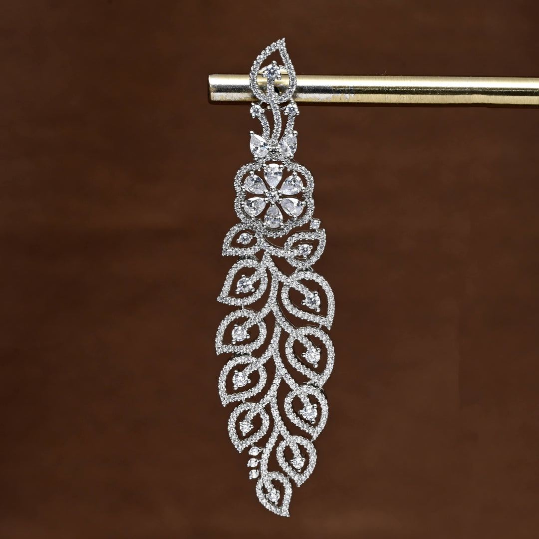 CZ Diamond Finish Earrings