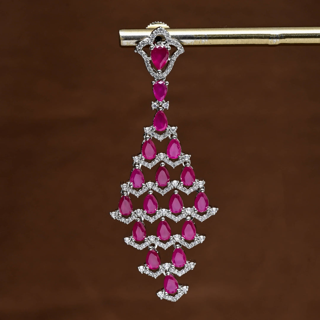 CZ Diamond Finish Earrings
