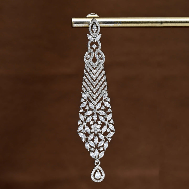 CZ Diamond Finish Earrings