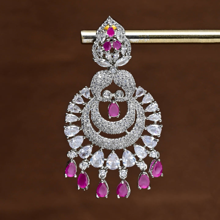 CZ Diamond Finish Earrings