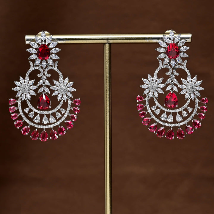 CZ Diamond Finish Earrings