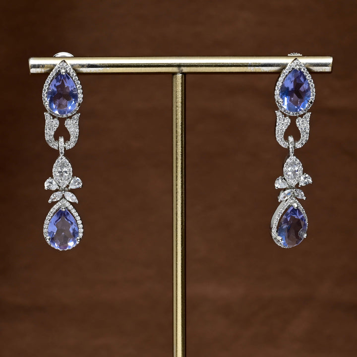 CZ Diamond Finish Earrings
