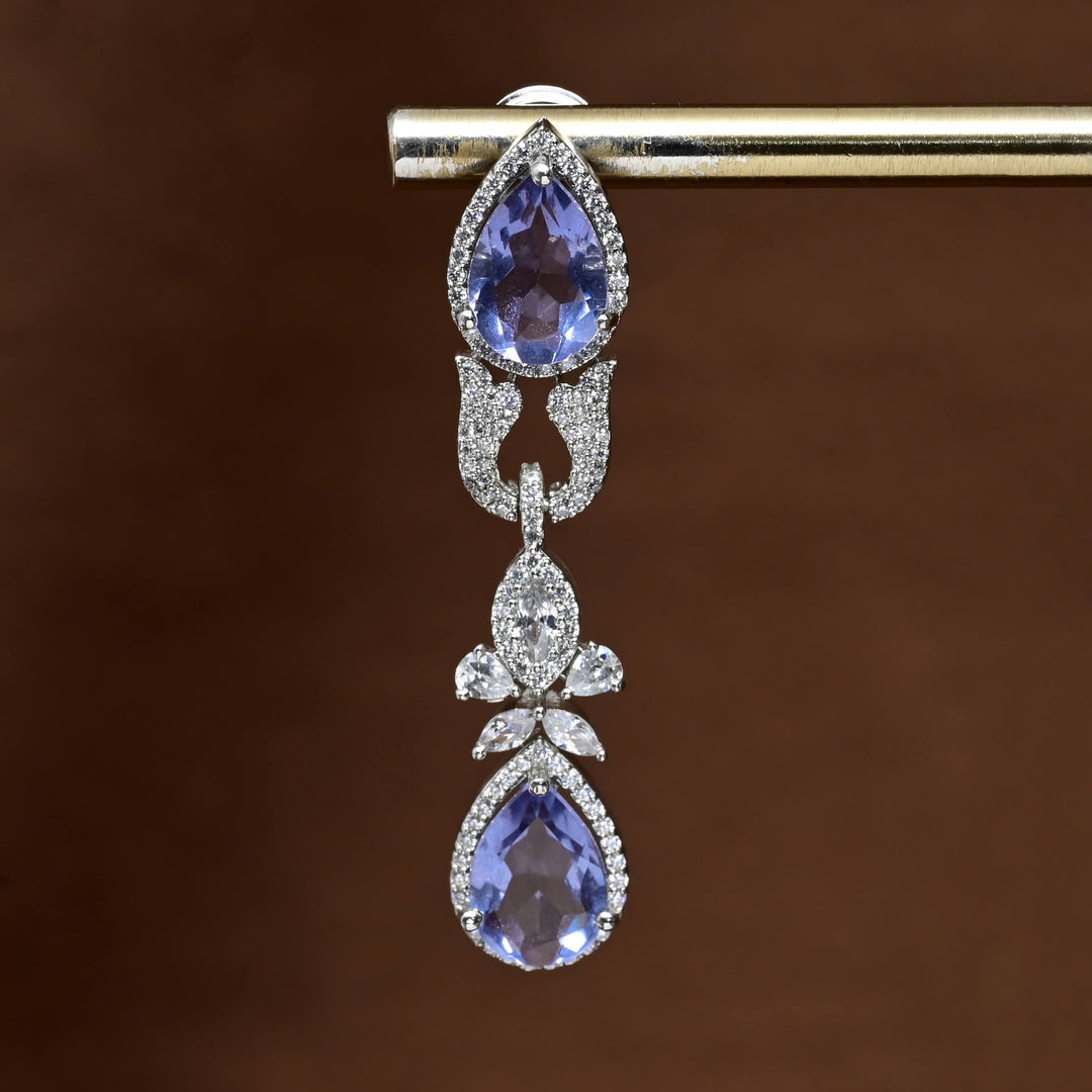 CZ Diamond Finish Earrings