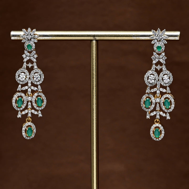 CZ Diamond Finish Earrings