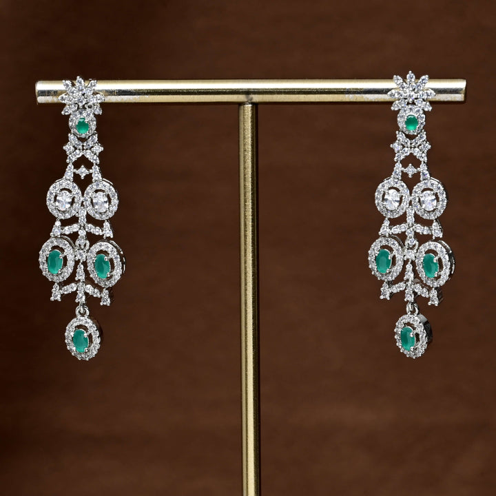 CZ Diamond Finish Earrings