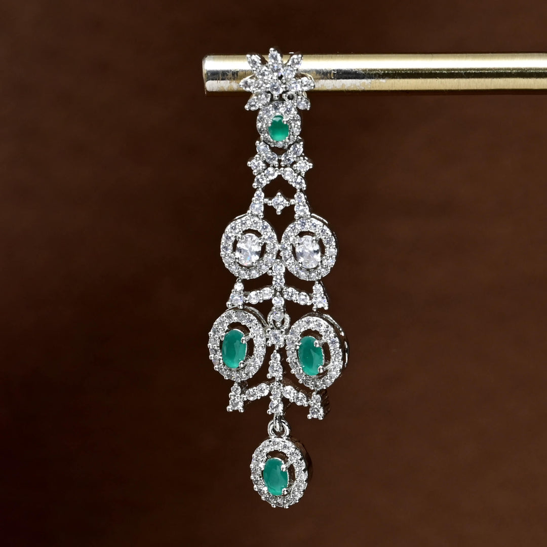 CZ Diamond Finish Earrings