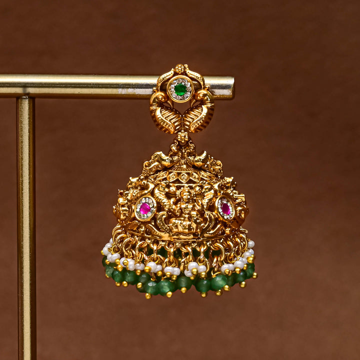 Temple Jhumka Earrings